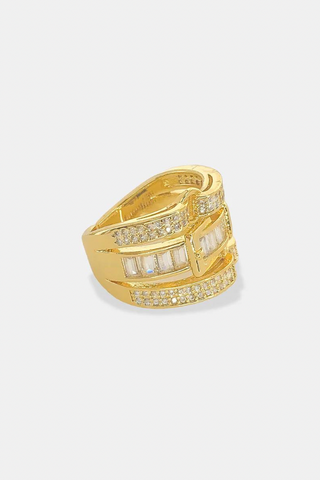 Belted Pavé Ring