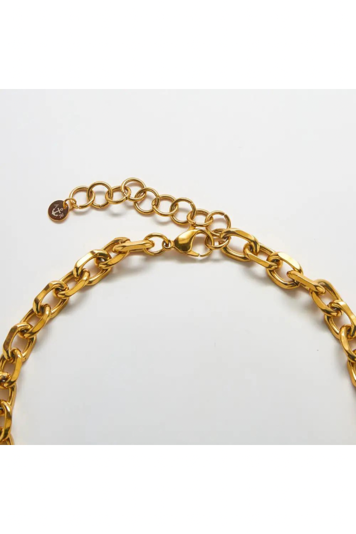 Gold Chunky Cable Chain Necklace
