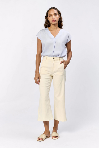 Dear John Audrey Wide Leg Jean Wheat