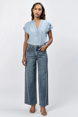 Dear John Elly High Rise Baggy Fit Jeans - Del Mar