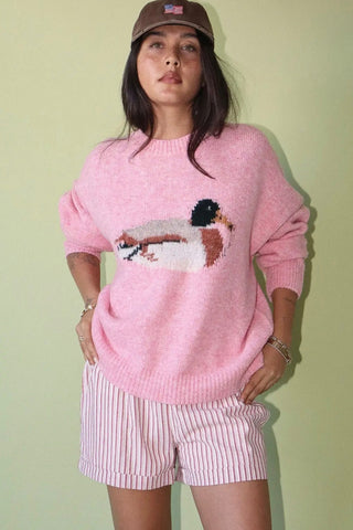 Duck Graphic Knit Sweater Bailey Rose BRW0280-51