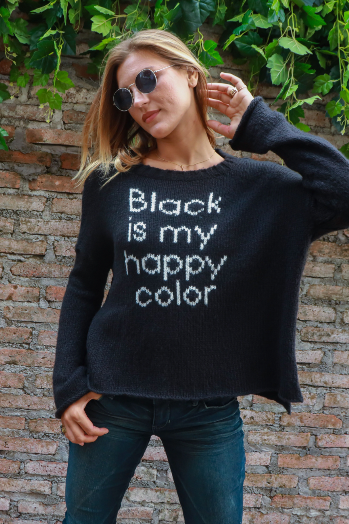 Black Crew Sweater