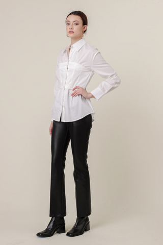 Rene Poplin Top