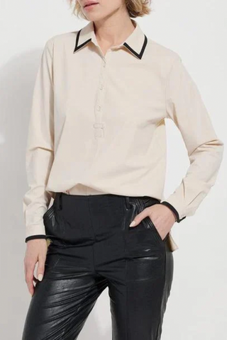 Lysse Diana Shirt with Contrast Trim