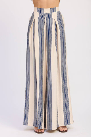 Emory Park Striped Wide Leg Pants IPJ3819P-3
