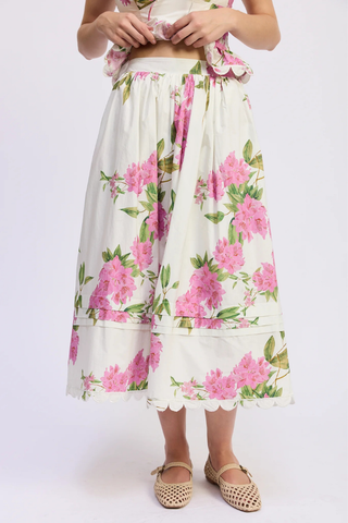 En Saison Solflora Midi Skirt IEI5181S