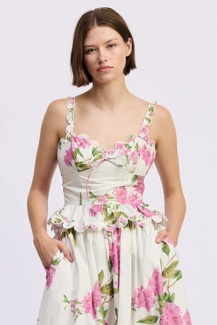En Saison Solflora Peplum Top IEI5180T