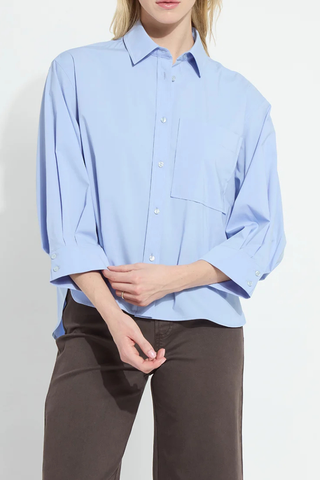 Enid Oversized Cropped Shirt Lyssé 22-3964-M4