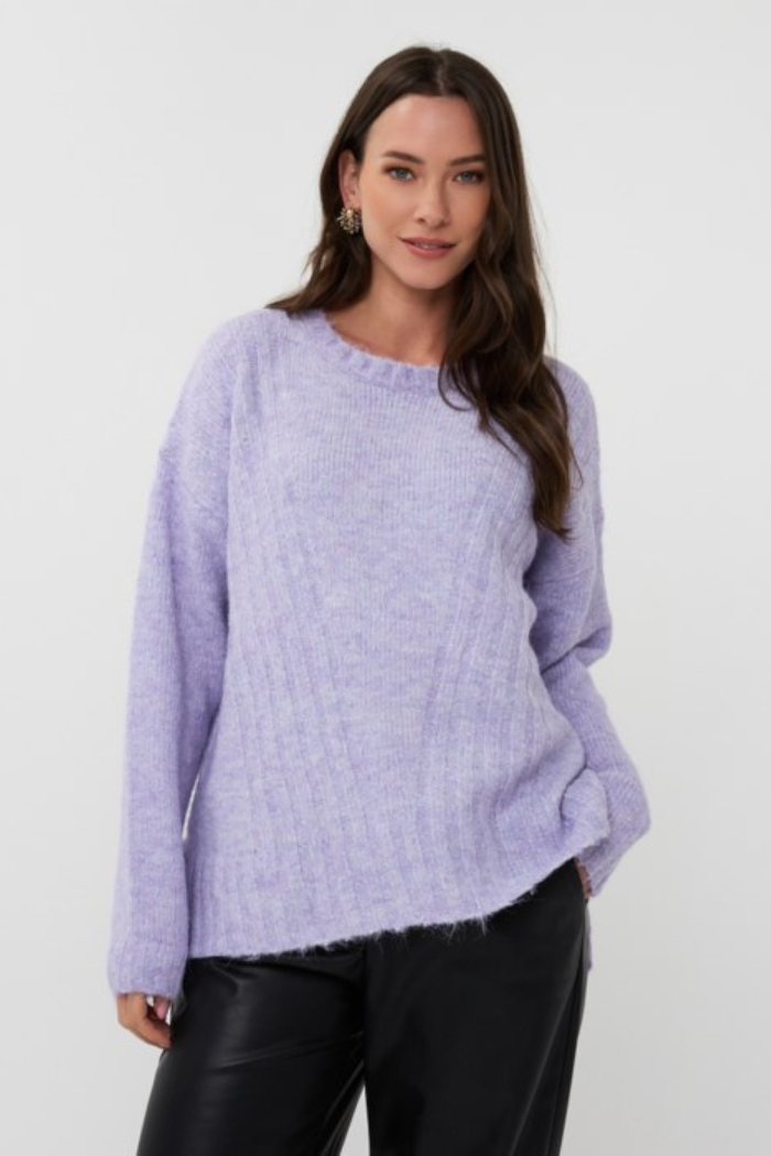 EsQualo Diagonal Line Sweater F2518500