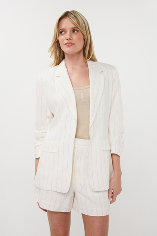 EsQualo Linen Striped Blazer HS2617200