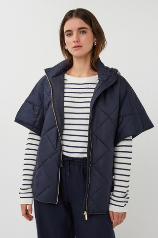 EsQualo SP2637009 Bodywarmer/ Poncho Quilted