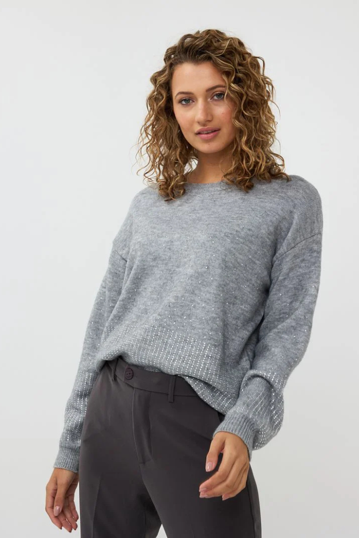 EsQualo Sparkle Sweater W24.02704