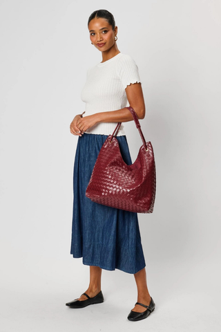 Ezia Hobo - Burgundy Moda Luxe 38728ML