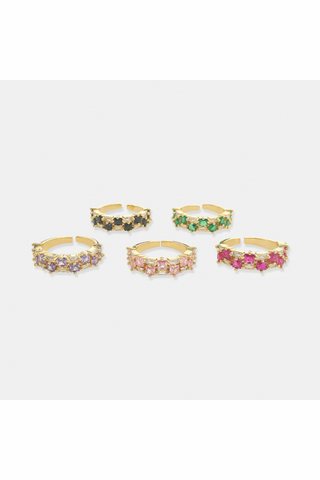 Open Princess Cut Ring