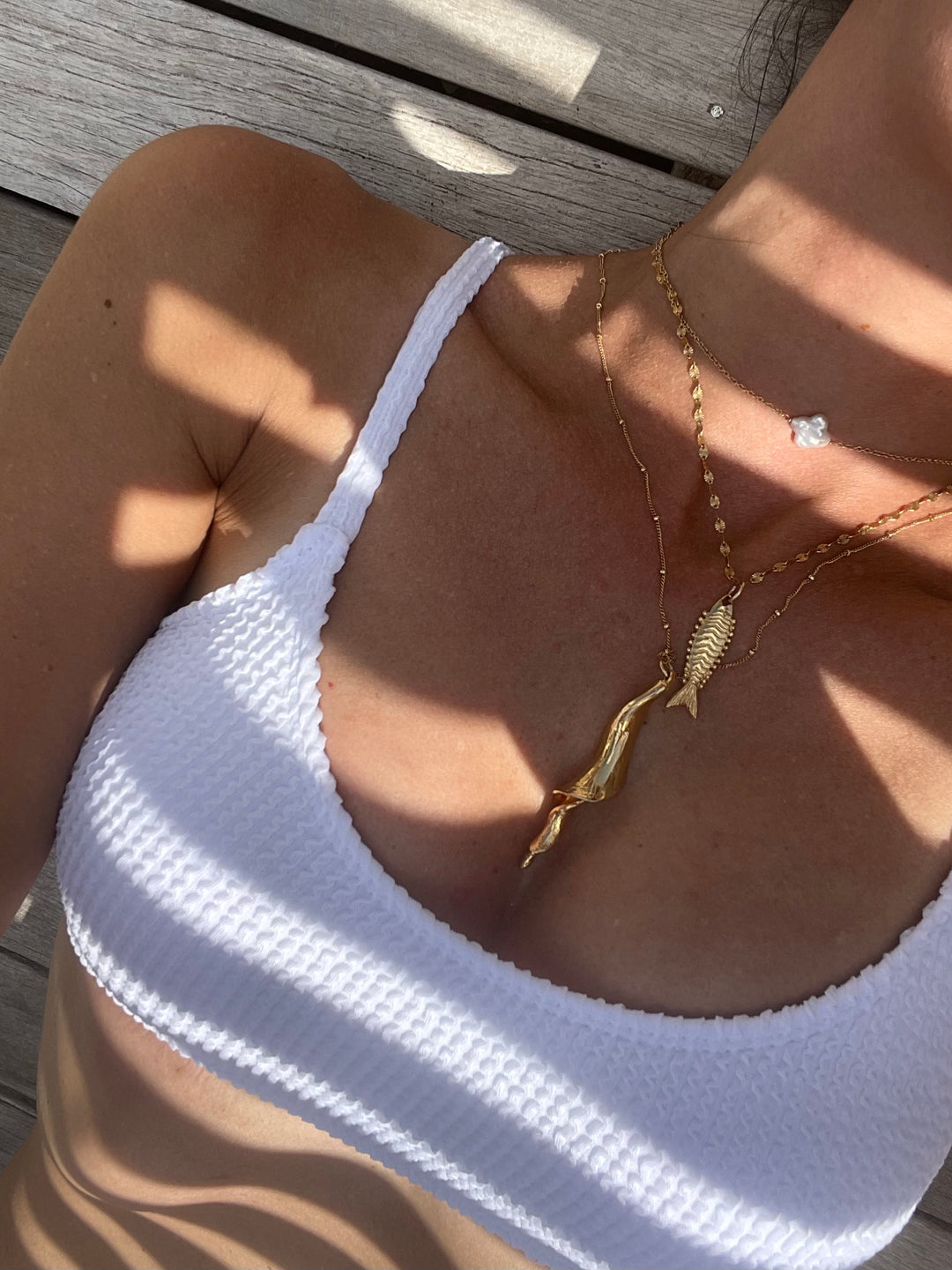 Fish Necklace - By Aquinnah Jewelry