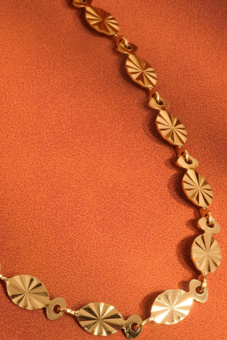 Flânerie by MAIQ Bise Gold Non-Tarnish Classic Oval Chain Necklace