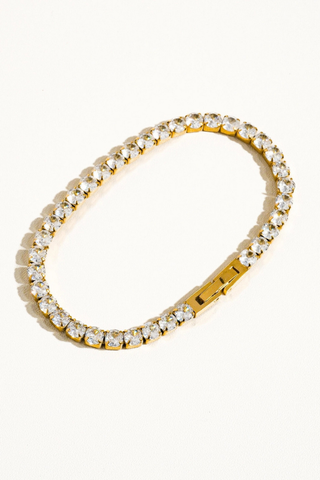 Flânerie by MAIQ René Rhinestone Dressy Bracelet - Gold
