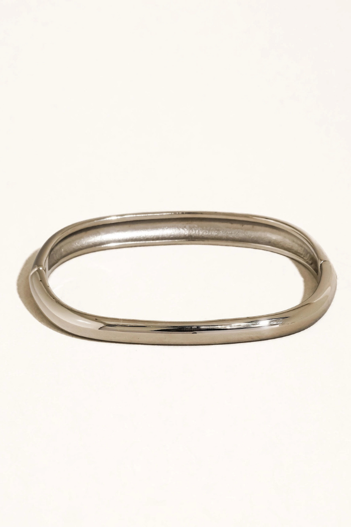Flânerie by MAIQ Renzi 18K Gold Non-Tarnish Classic Bangle - Silver