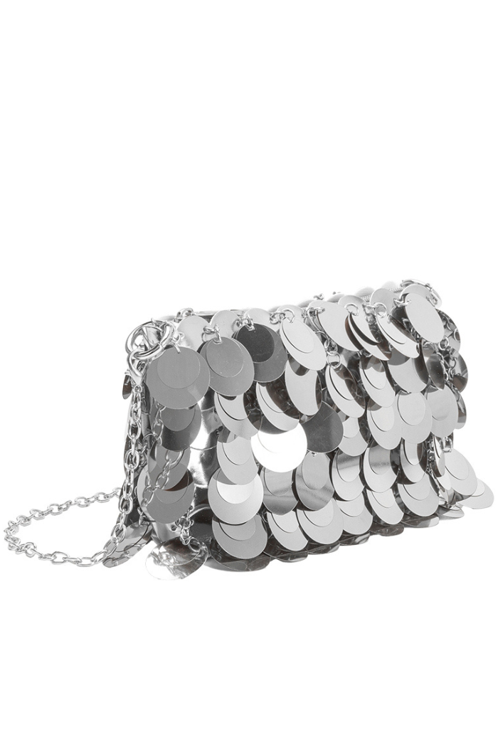 Gillie Silver Sequin Bag