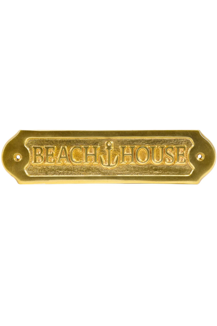 Beach House Door Plaque