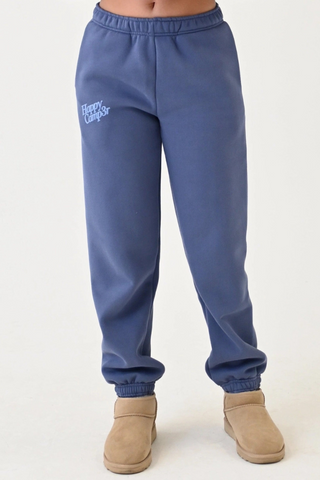 Happy Camp3r Puff Series Sweatpants - Vintage Blue