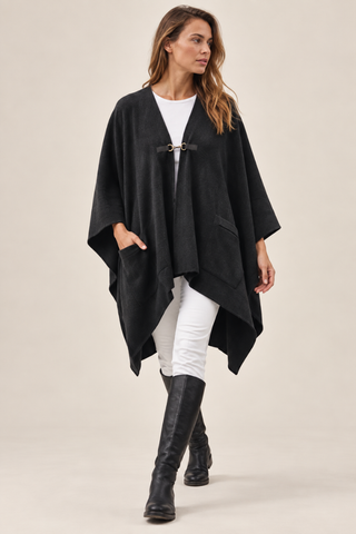 Henriette Steffensen Cape 4120-914 Soft Black