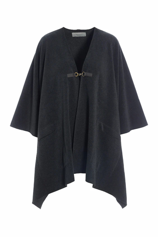 Henriette Steffensen Cape 4120-914 Soft Black