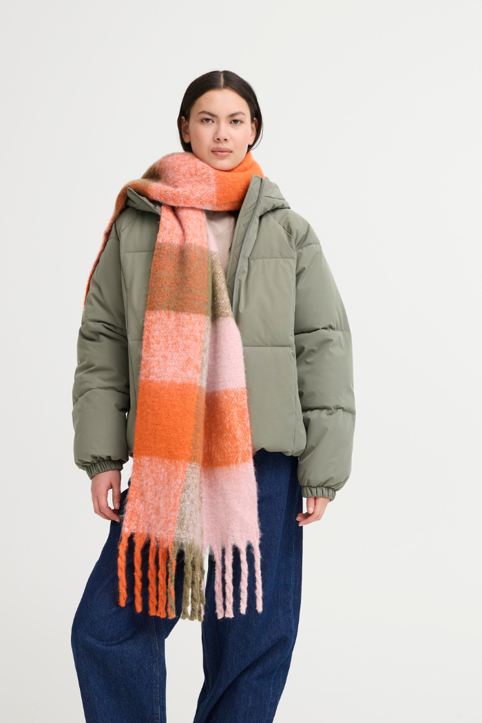 ICHI IAAgge Scarf Tangerine Tango