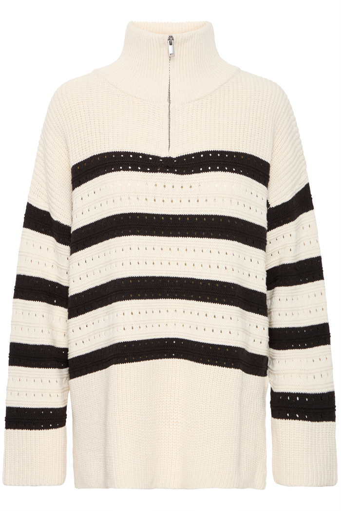 ICHI IHBarisa Quarter Zip Sweater