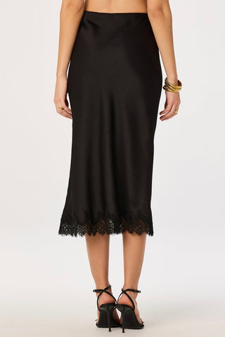 Blossom Lace Hem Midi Skirt ASTR ACS9426SL