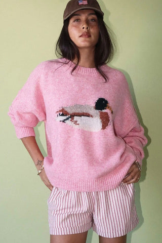 Duck Graphic Knit Sweater Bailey Rose BRW0280-51