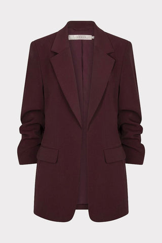 3/4 Sleeve Blazer - Merlot EsQualo F2610501