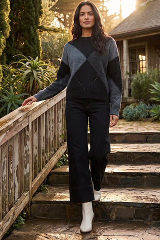 Argyle Sweater Karen Kane 3L89018