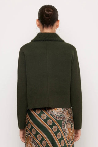 Karen Kane Collared Sweater Jacket 3L89363