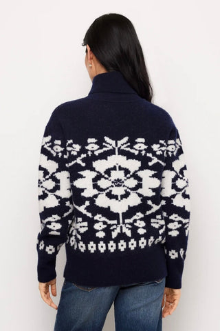 Jacquard Turtleneck Sweater Karen Kane 3L89563