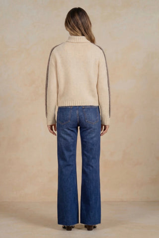 Elan Ivory Ski Graphic Knit Sweater SWP11727