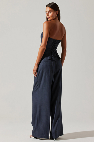 ASTR Kalani Pinstripe Tube Top
