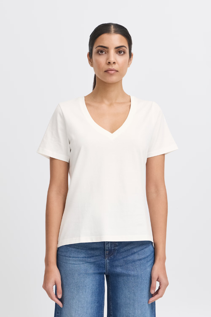 Ichi - IHPalmer T-Shirt - Cloud Dancer