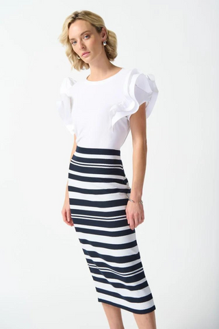 Jacquard Knit Midi Skirt Ribkoff 242050