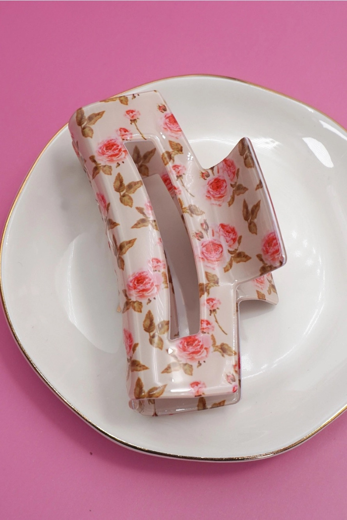 Josslyn Floral Ditsy Cottagecore Hair Claw Clips