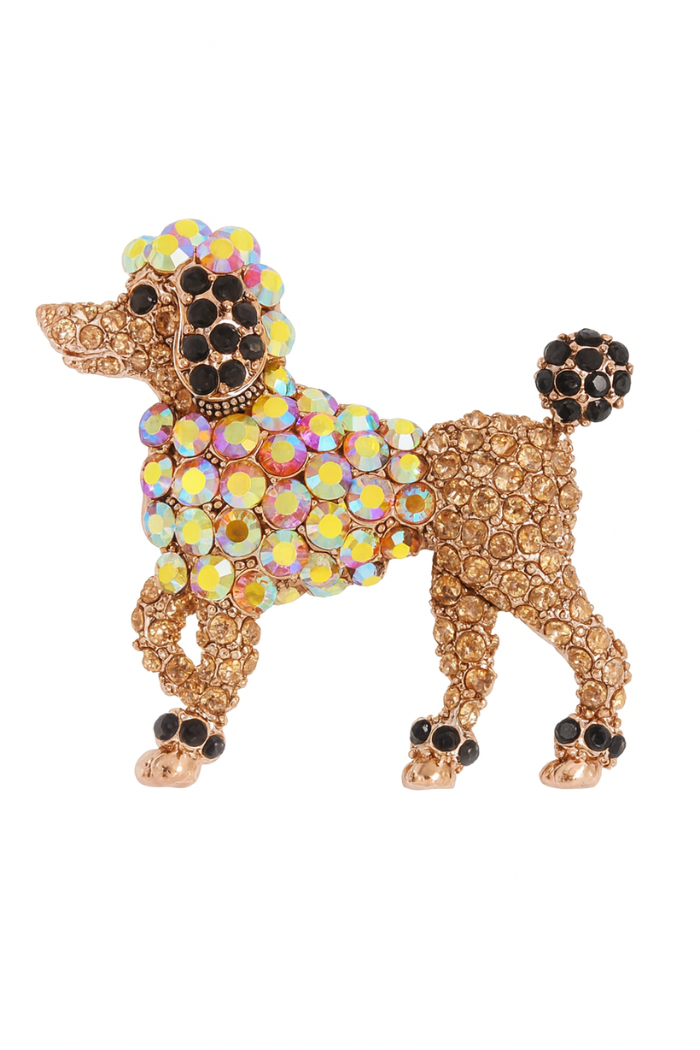 Josslyn Vintage Brooches Pins - Poodle