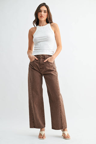 Just Black Barrel Jean Twist - Vintage Brown BP471N-VINTAGEBRWN