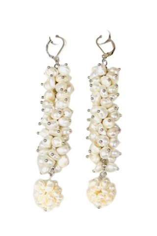 Freshwater Pearl Cluster Earring