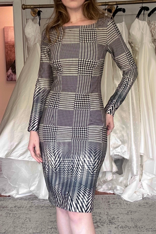 Long Sleeve Scuba Dress