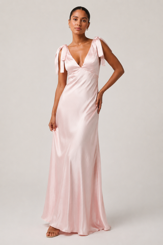 Henrietta Tie Strap Maxi Dress