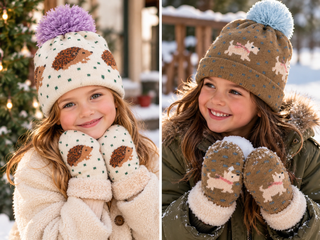 Hedge-Westie Hat-Mittens