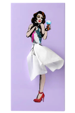 Flying Skirt Tissue Box