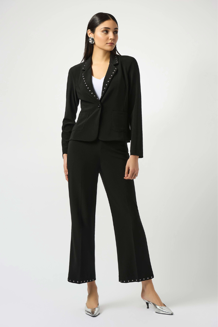 Ribkoff 253192 Silky Knit Wide-Leg Pull-On Pants