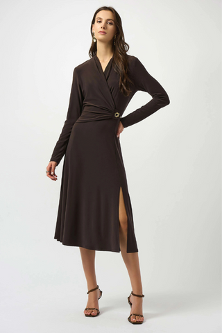 Ribkoff Silky Knit Fit and Flare Wrap Dress 253235