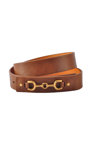 Sienna Snaffle Horse Bit Belt Most Wanted 5415-Cognac
